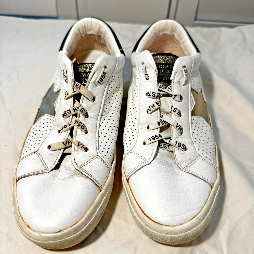 Vintage Havana VH EST 1954 Sneakers Shoes Women's Fashion White Star Size 8‎